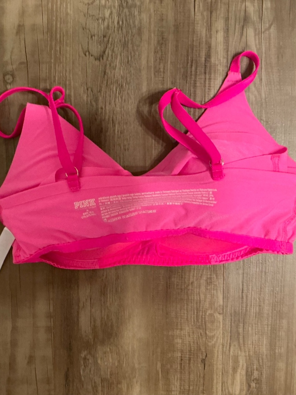 PINK by Victoria's Secret Wear Everywhere Wireless Push-Up Bra, size M - Picture 3 of 3